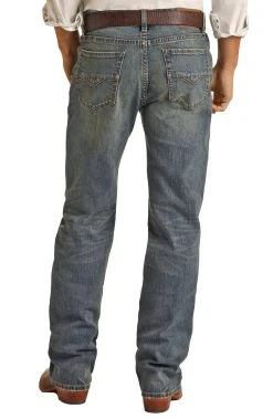 Vintage '46 Relaxed Fit Stretch Straight Small V Bootcut Jeans