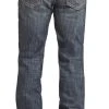 Relaxed Fit Stretch Double V Straight Bootcut Jeans
