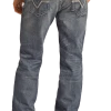 Relaxed Fit Raised V Straight Bootcut Jeans