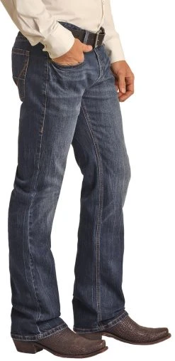 Vintage '46 Regular Fit Stretch Large V Straight Bootcut Jeans -RodeoRave RRMD1PR0KG BZ 50775.1669841867