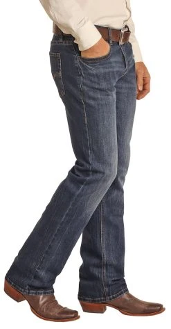 Vintage '46 Regular Fit Stretch Small V Straight Bootcut Jeans -RodeoRave RRMD1PR0KH BZ 90486.1669842240