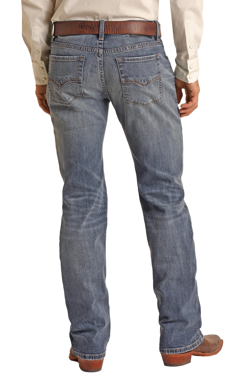 Vintage '46 Regular Fit Stretch Straight Bootcut Jeans (RRMD1PR12A) 1 Vintage '46 Regular Fit Stretch Straight Bootcut Jeans (RRMD1PR12A)