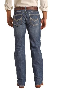 Regular Fit Stretch Straight Bootcut Jeans (RRMD1PR140)