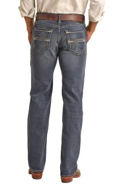 Regular Fit Stretch Straight Bootcut Jeans (RRMD1PR142)