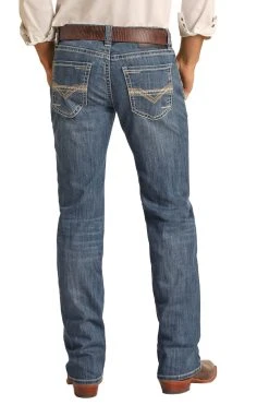 Regular Fit Stretch Straight Bootcut Jeans (RRMD1PR147)