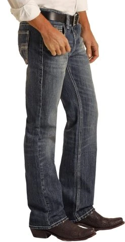 Regular Fit Rope Stitch Straight Bootcut Jeans 5 Regular Fit Rope Stitch Straight Bootcut Jeans -RodeoRave RRMD1PRYWQ BZ 45916.1662070603