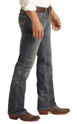 Regular Fit Reflex V Pocket Straight Bootcut Jeans -RodeoRave RRMD1PRZSN AZ 52775.1655399356