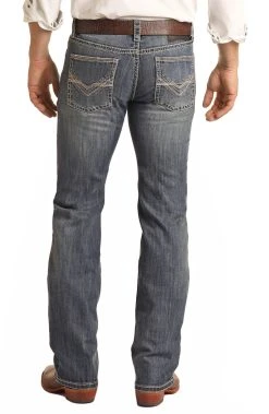 Regular Fit Reflex V Pocket Straight Bootcut Jeans