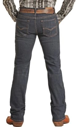 Vintage '46 Dale Brisby Slim Fit Dark Wash Stretch Bootcut Jeans