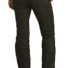 Slim Fit Black Small V Bootcut Jeans