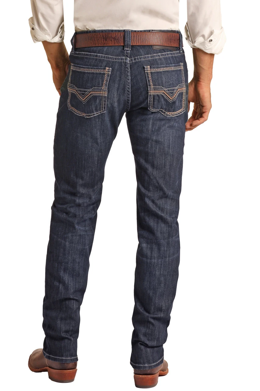 Slim Fit Stretch Straight Jeans (RRMD1RR13X) 1 Slim Fit Stretch Straight Jeans (RRMD1RR13X)
