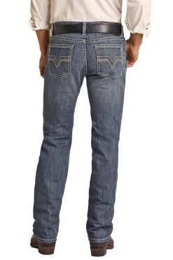 Slim Fit Stretch Straight Jeans (RRMD1RR141)
