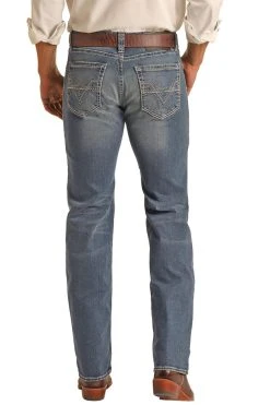 Slim Fit Stretch Straight Jeans (RRMD1RR145)