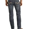 Slim Fit Straight Stretch Bootcut Jeans