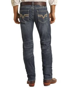 Slim Fit Straight Stretch Bootcut Jeans
