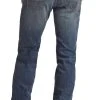 Vintage '46 Slim Fit Large V Medium Wash Stretch Straight Bootcut Jeans
