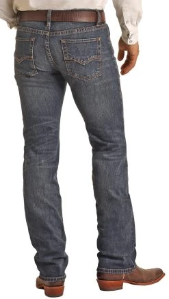 Vintage '46 Dale Brisby Slim Fit Small V Stretch Bootcut Jeans