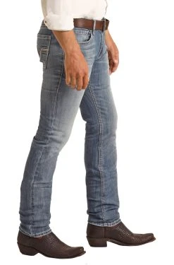Slim Fit Stretch Rope Stitch Skinny Jeans -RodeoRave RRMD2MRZSA AZ 90138.1655846216