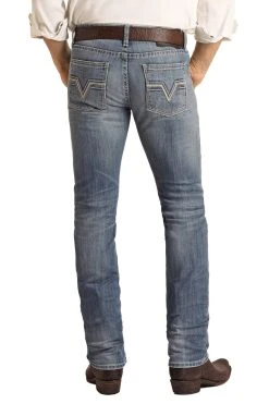 Slim Fit Stretch Rope Stitch Skinny Jeans