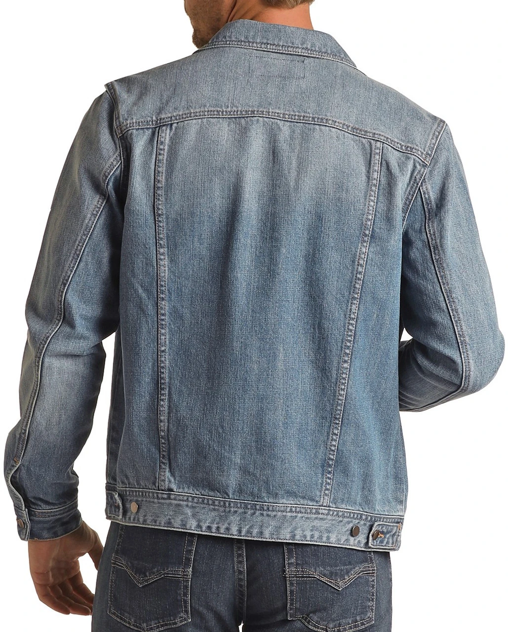Medium Wash Denim Jacket 2 Medium Wash Denim Jacket - Image 2