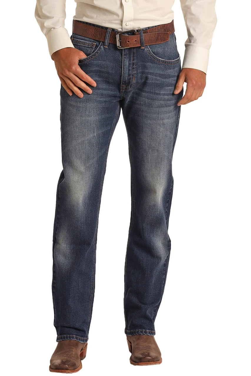 Vintage '46 Relaxed Tapered Stretch Stackable Bootcut Jeans (RRMDTBR12C) 2 Vintage '46 Relaxed Tapered Stretch Stackable Bootcut Jeans (RRMDTBR12C) - Image 2