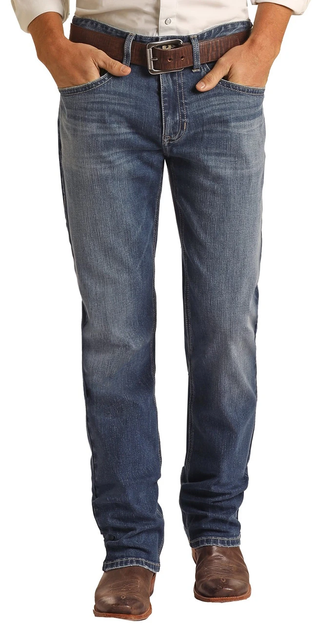 Vintage '46 Relaxed Fit Small V Stretch Stackable Bootcut Jeans 2 Vintage '46 Relaxed Fit Small V Stretch Stackable Bootcut Jeans - Image 2