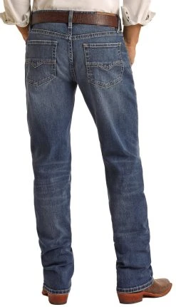 Vintage '46 Relaxed Fit Small V Stretch Stackable Bootcut Jeans