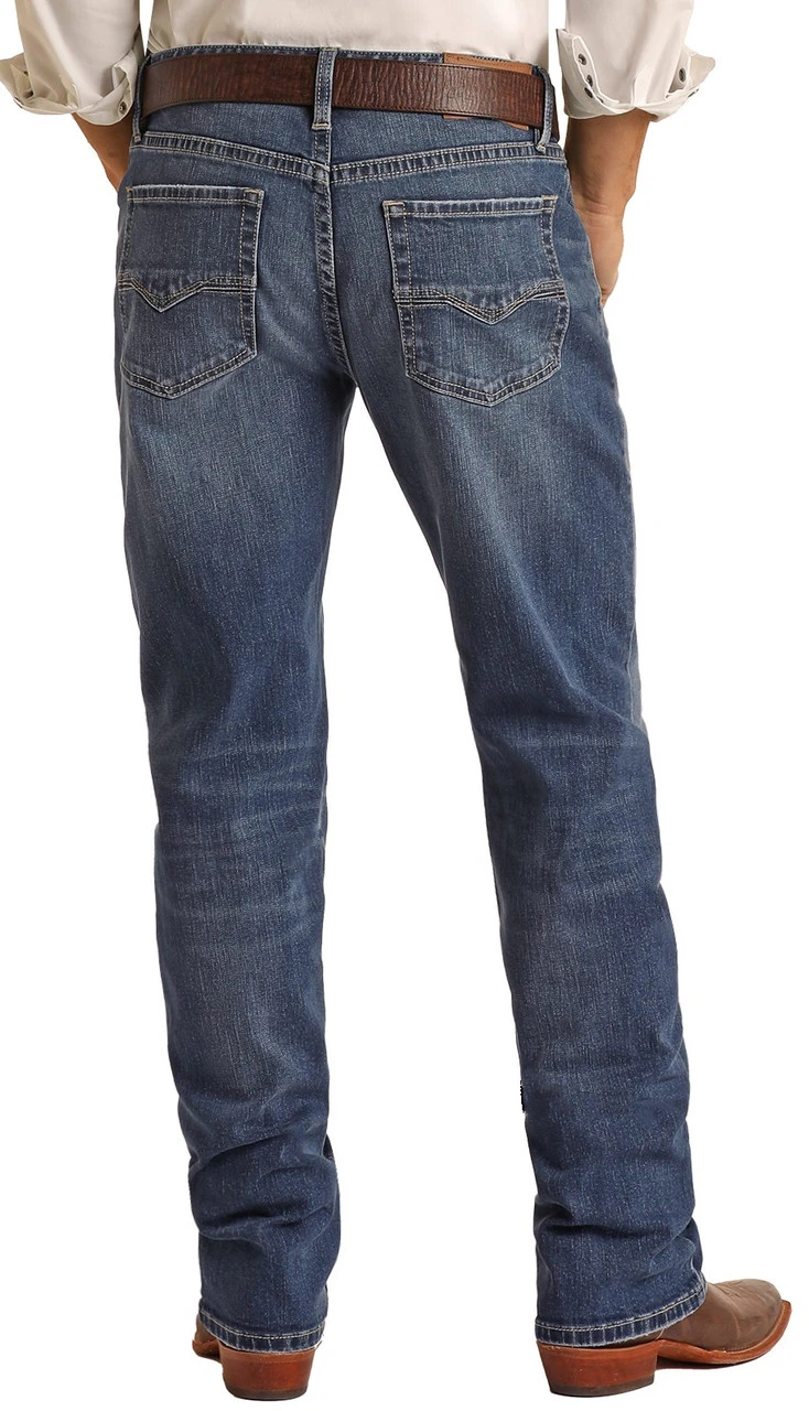 Vintage '46 Relaxed Fit Small V Stretch Stackable Bootcut Jeans 1 Vintage '46 Relaxed Fit Small V Stretch Stackable Bootcut Jeans