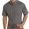 Regular Fit Ditsy Pattern Short Sleeve Button Shirt (RRMS1DR0PP)