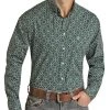 Regular Fit Long Sleeve Button Shirt (RRMSODR0PW)