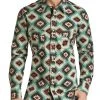 Aztec Woven Snap Shirt