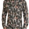 TEK Western Slim Fit Tropical Ripstop Long Sleeve Snap Shirt (RRMSOSR0QS)