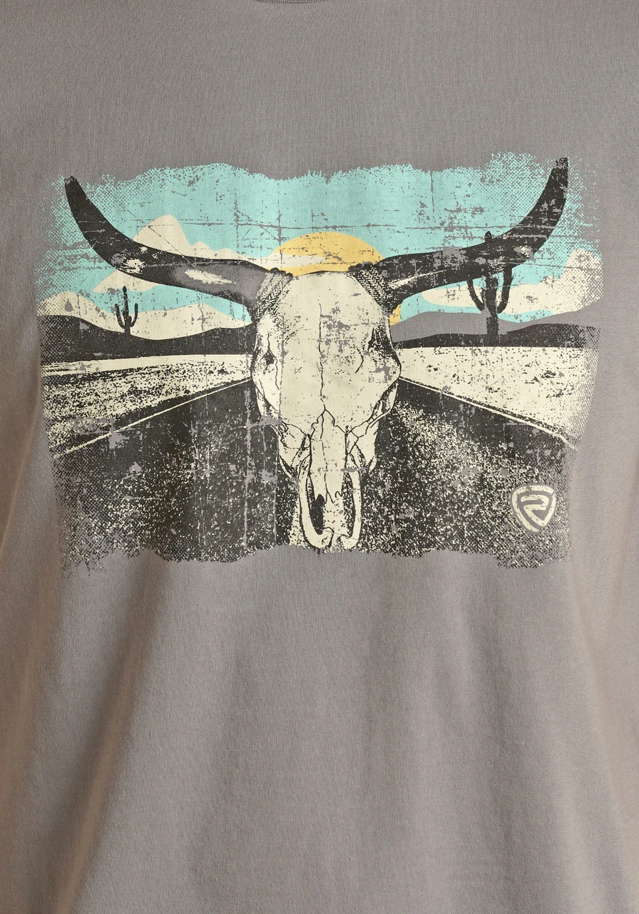 Longhorn Desert Graphic Tee 2 Longhorn Desert Graphic Tee - Image 2