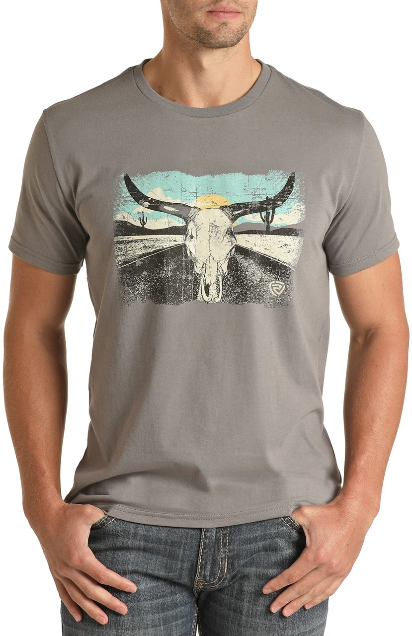 Longhorn Desert Graphic Tee 1 Longhorn Desert Graphic Tee