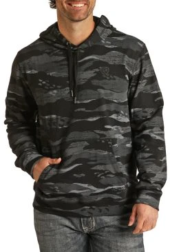 Camo Print Hoodie (RRMT94R11T)