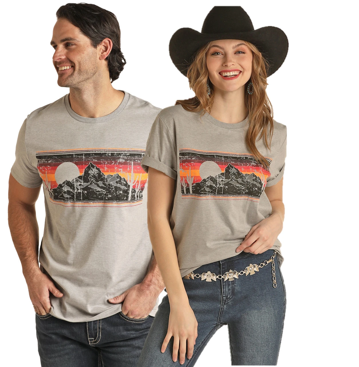 Mountain Graphic Grey Tee 1 Mountain Graphic Grey Tee