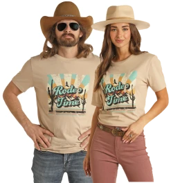 Dale Brisby Rodeo Time Graphic Natural Tee
