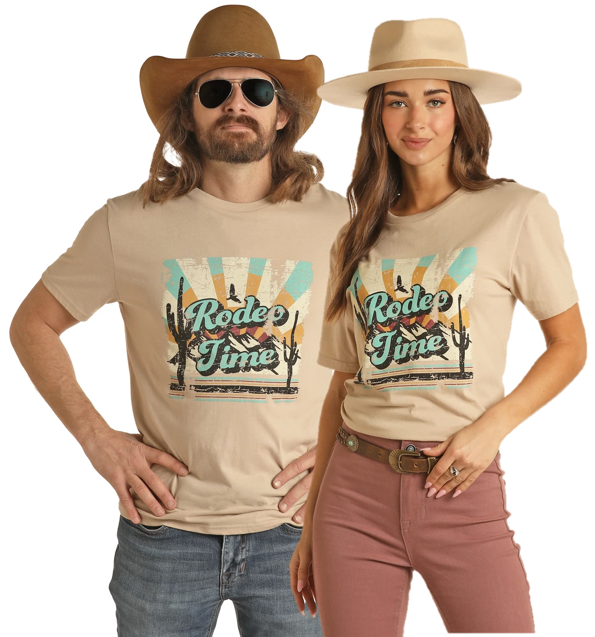 Dale Brisby Rodeo Time Graphic Natural Tee 1 Dale Brisby Rodeo Time Graphic Natural Tee