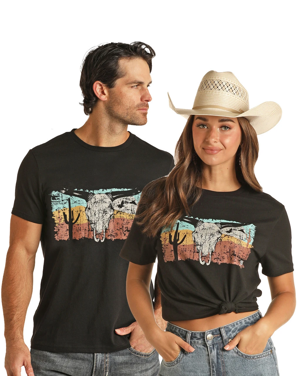 Steerhead Desert Crewneck Graphic Tee 1 Steerhead Desert Crewneck Graphic Tee