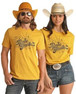 Dale Brisby Yellow Unisex Graphic Tee