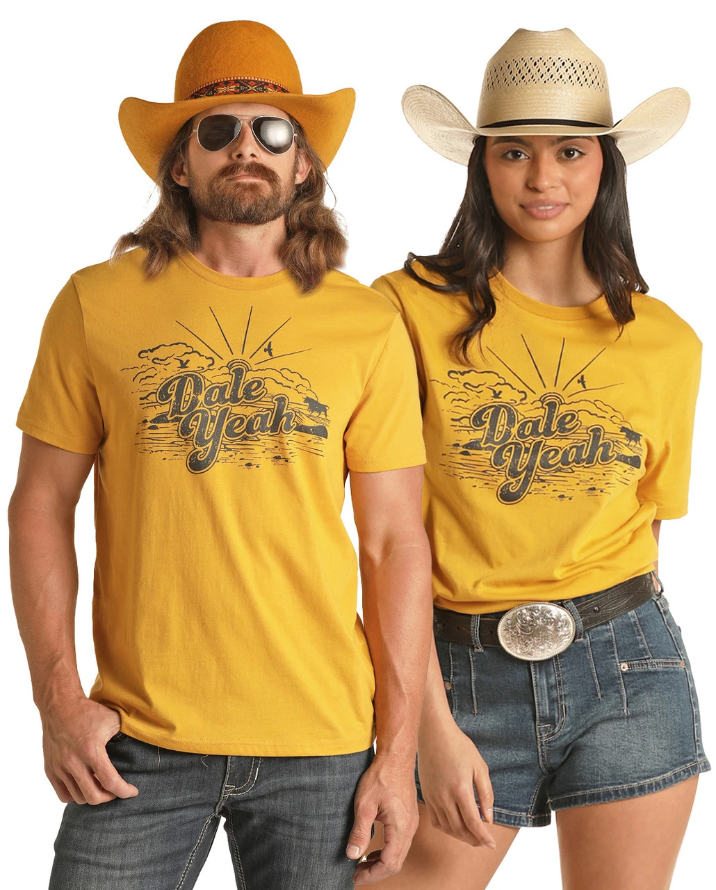 Dale Brisby Yellow Unisex Graphic Tee 1 Dale Brisby Yellow Unisex Graphic Tee