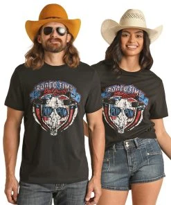 Dale Brisby Pow Pow Black Graphic Unisex Tee