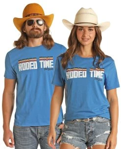 Dale Brisby Blue "Rodeo Time" Unisex Graphic Tee