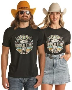 Dale Brisby Black Steerhead Crewneck Graphic Unisex Tee