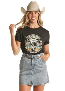 Dale Brisby Black Steerhead Crewneck Graphic Unisex Tee -RodeoRave RRUT21R12V A 84146.1681914906