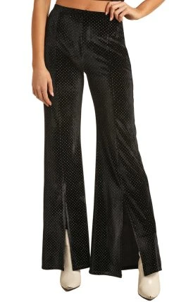 Velvet Split Bottom Legging Pant