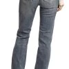 Mid Rise Relaxed Straight Jeans