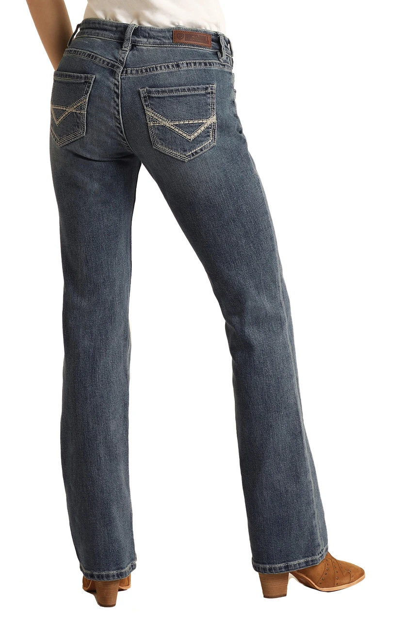 Mid Rise Stretch Boyfriend V Pocket Straight Jeans 1 Mid Rise Stretch Boyfriend V Pocket Straight Jeans