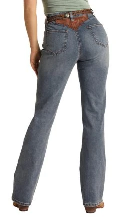 High Rise Extra Stretch Bootcut Jeans (RRWD4HR0UP)