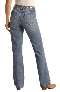 High Rise Non-stretch Bootcut Jeans (RRWD4HR0VA)